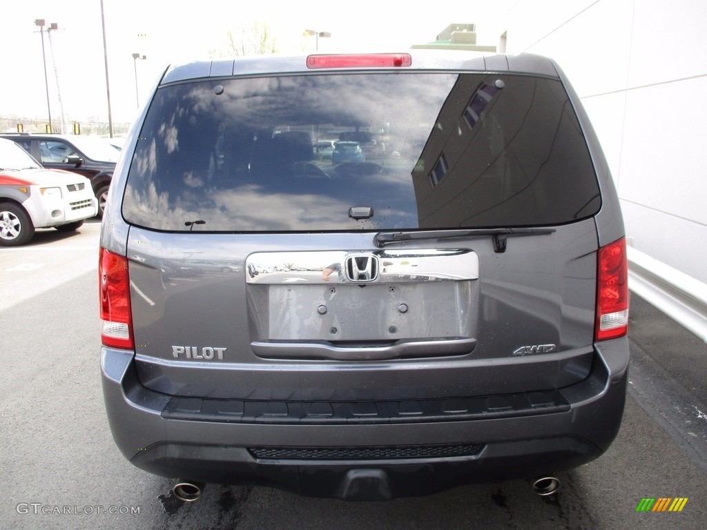 2015 Pilot EX-L 4WD - Modern Steel Metallic / Gray photo #5
