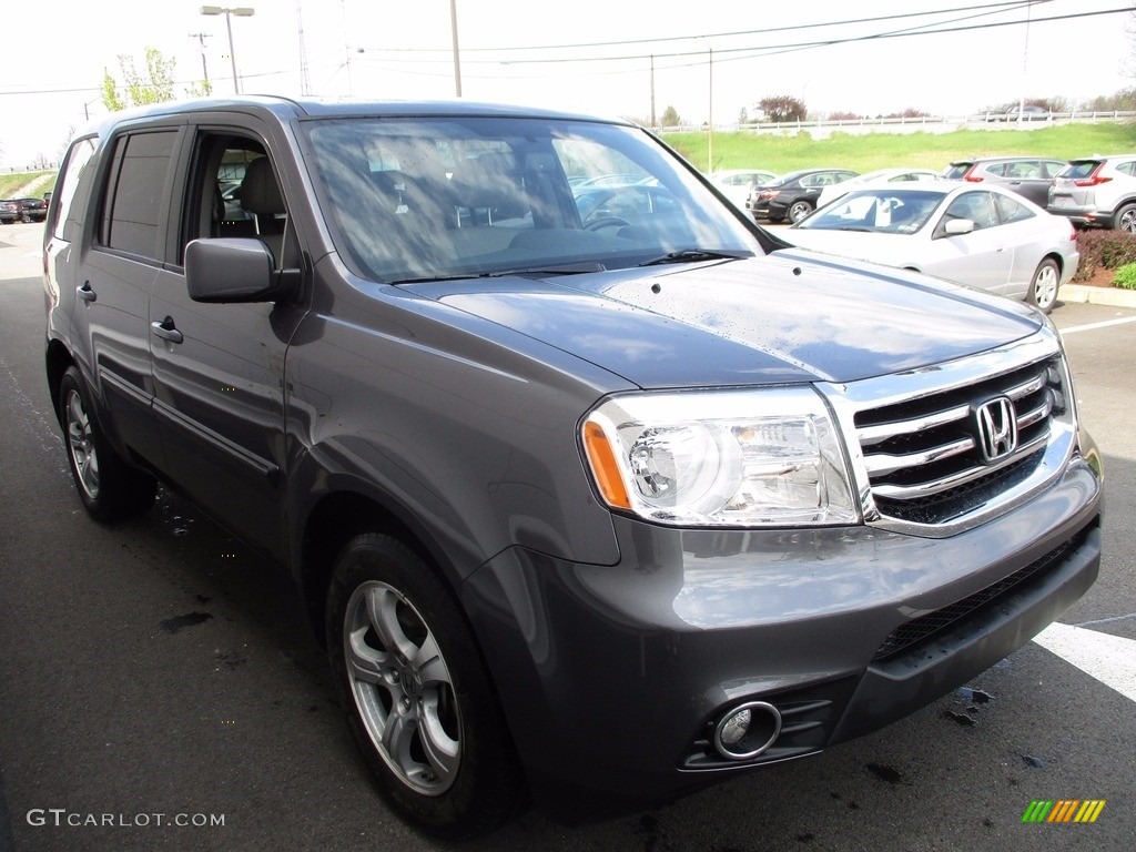 2015 Pilot EX-L 4WD - Modern Steel Metallic / Gray photo #7