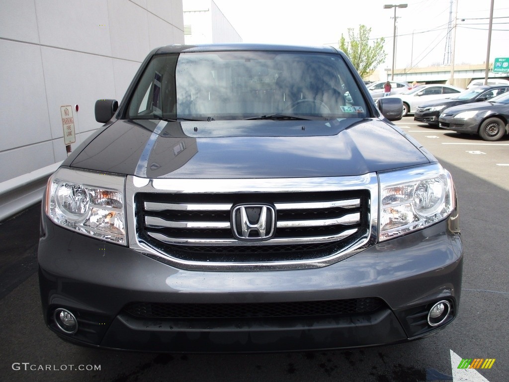 2015 Pilot EX-L 4WD - Modern Steel Metallic / Gray photo #8
