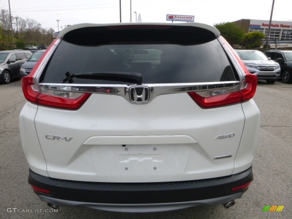 2017 CR-V Touring AWD - White Diamond Pearl / Black photo #3
