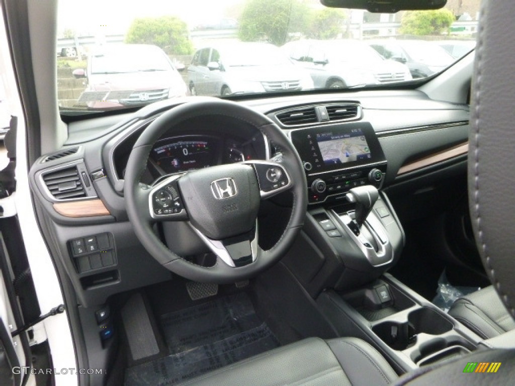 2017 CR-V Touring AWD - White Diamond Pearl / Black photo #10