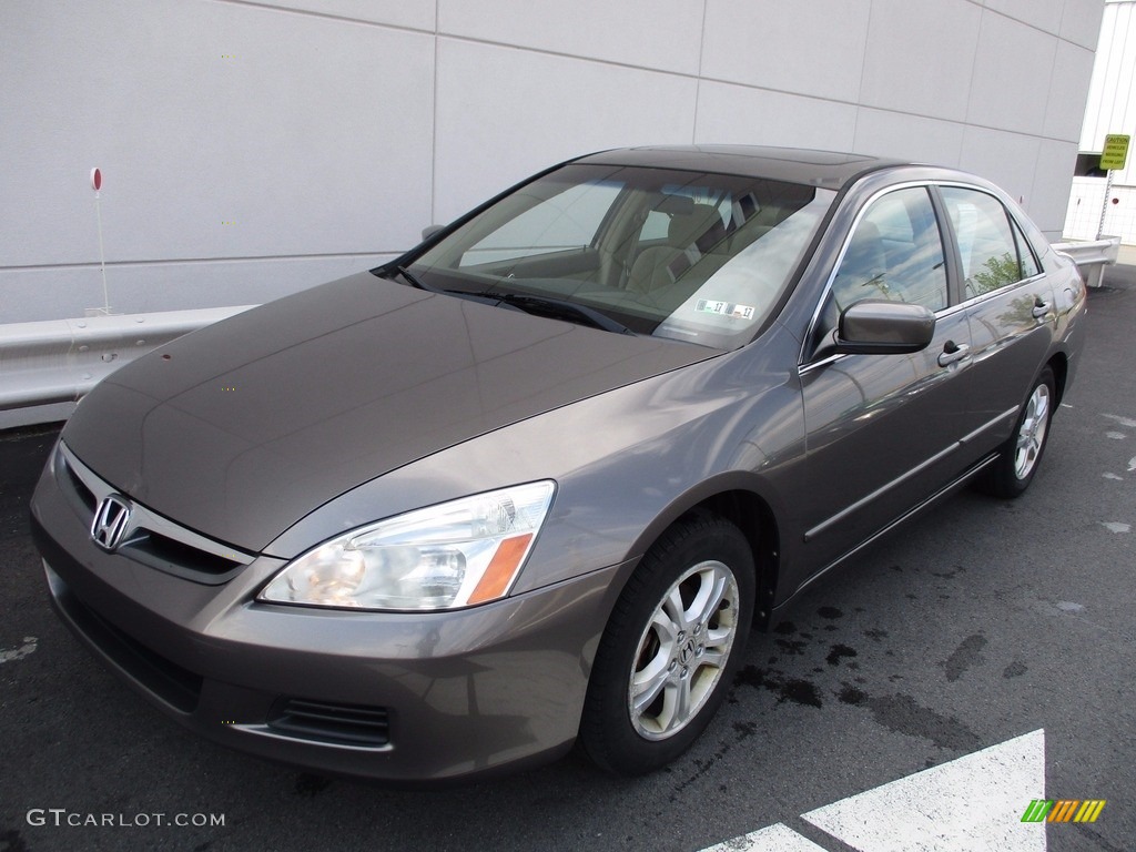 2007 Accord EX Sedan - Carbon Bronze Pearl / Ivory photo #9