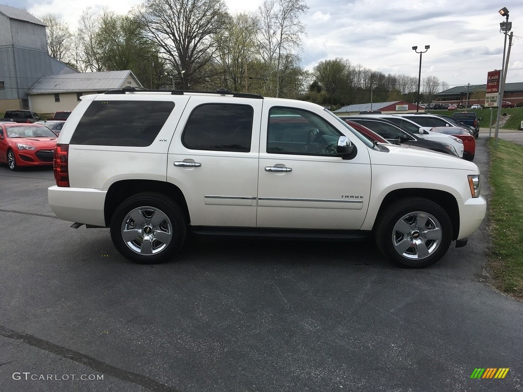 2012 Tahoe LTZ 4x4 - White Diamond Tricoat / Light Titanium/Dark Titanium photo #2