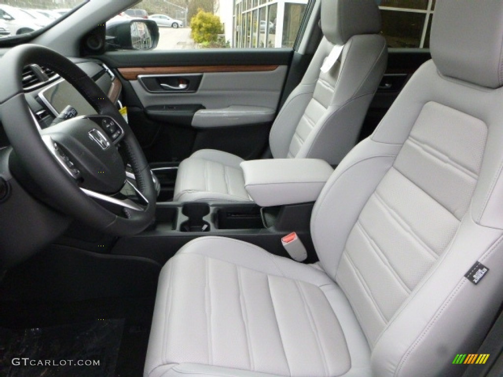 2017 CR-V EX-L AWD - Obsidian Blue Pearl / Gray photo #7