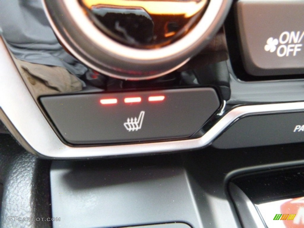 2017 CR-V EX-L AWD - Obsidian Blue Pearl / Gray photo #15