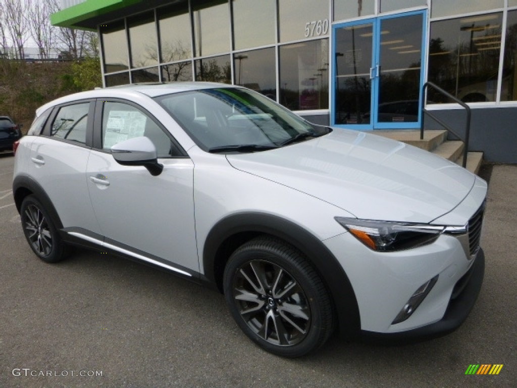 Crystal White Pearl Mica 2017 Mazda CX-3 Grand Touring AWD Exterior Photo #119901652