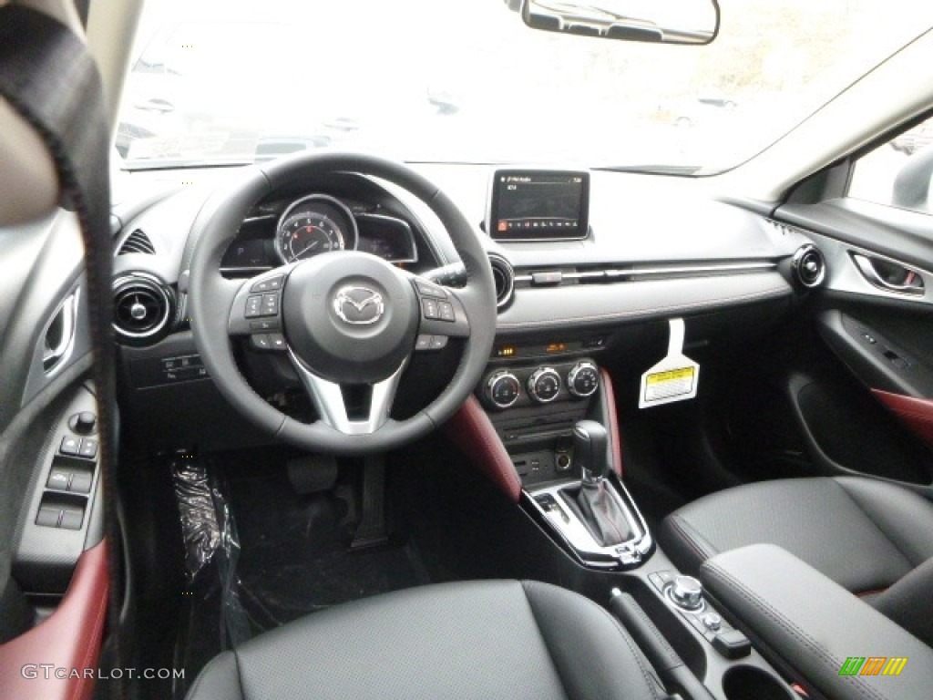 Black Interior 2017 Mazda CX-3 Grand Touring AWD Photo #119901784