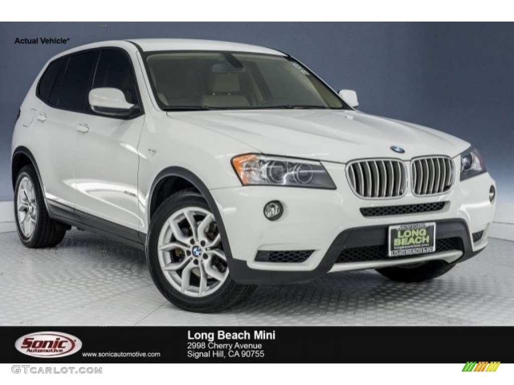 Alpine White BMW X3