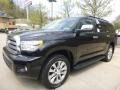 2017 Black Toyota Sequoia Limited 4x4  photo #4