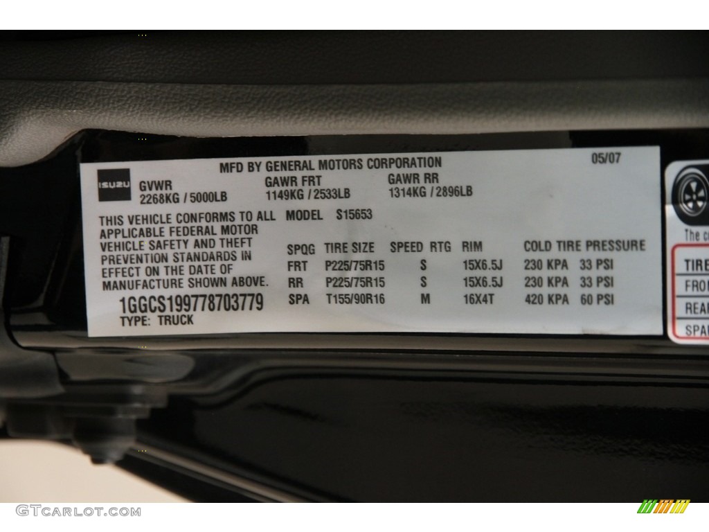 2007 i-Series Truck i-290 S Extended Cab - Onyx Black / Medium Pewter photo #15
