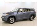 2015 Shoreline Blue Pearl Toyota Highlander XLE AWD  photo #3