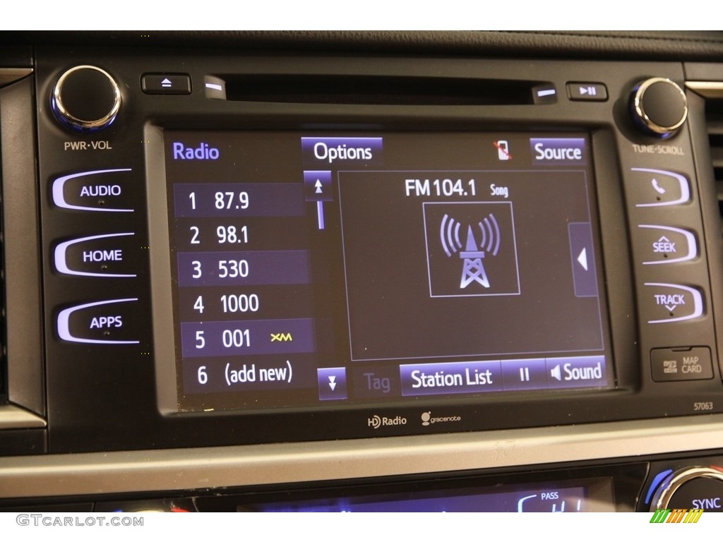 2015 Highlander XLE AWD - Shoreline Blue Pearl / Almond photo #10