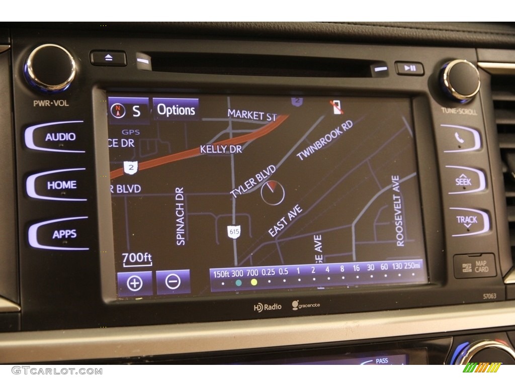 2015 Highlander XLE AWD - Shoreline Blue Pearl / Almond photo #11