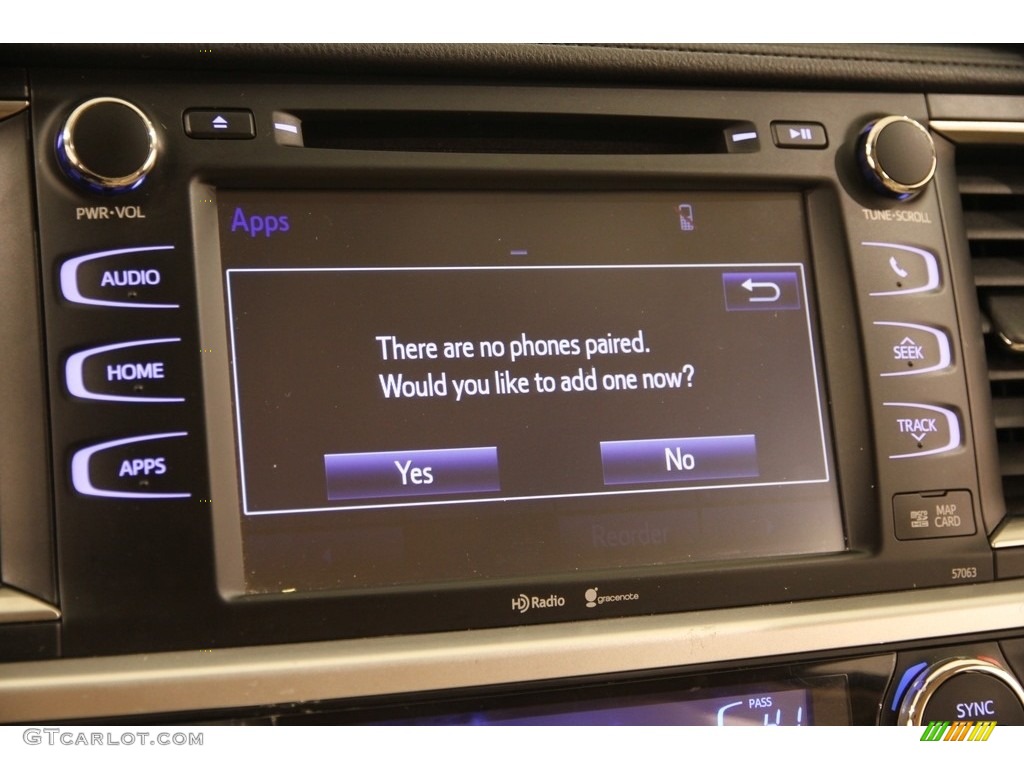 2015 Highlander XLE AWD - Shoreline Blue Pearl / Almond photo #12