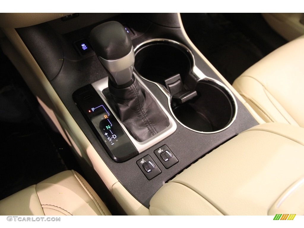 2015 Highlander XLE AWD - Shoreline Blue Pearl / Almond photo #14