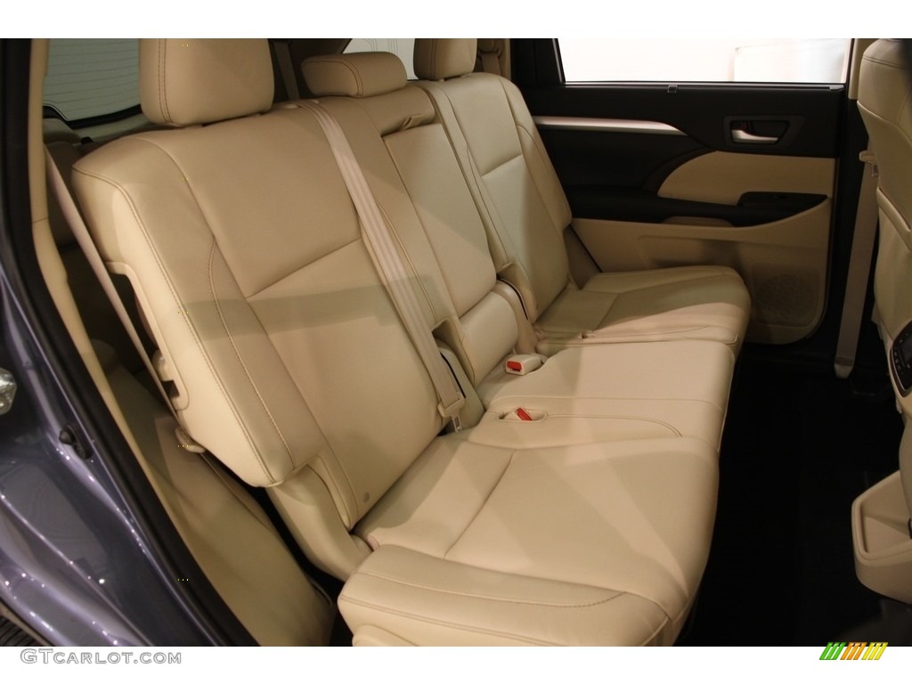 2015 Highlander XLE AWD - Shoreline Blue Pearl / Almond photo #16