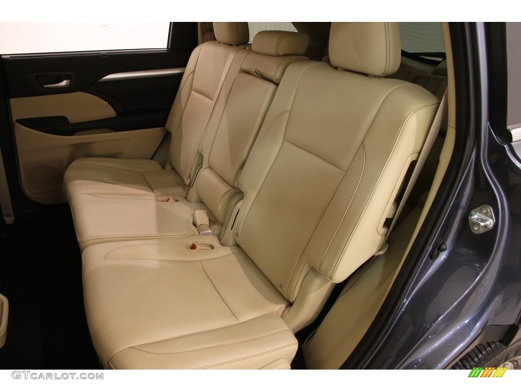 2015 Highlander XLE AWD - Shoreline Blue Pearl / Almond photo #17