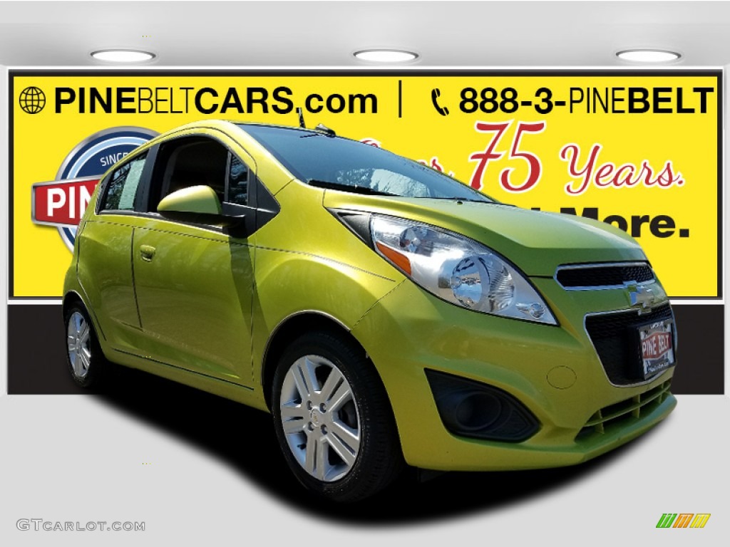 2013 Spark LT - Jalapeno (Green) / Dark Pewter/Silver photo #1