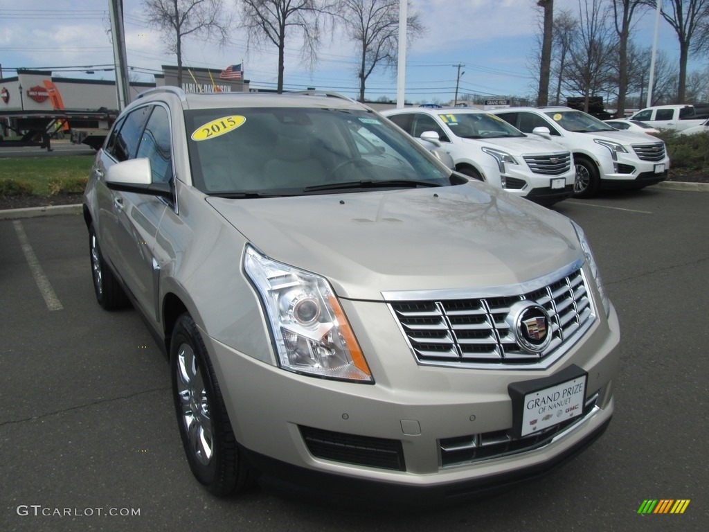 2015 SRX Luxury AWD - Silver Coast Metallic / Shale/Brownstone photo #1