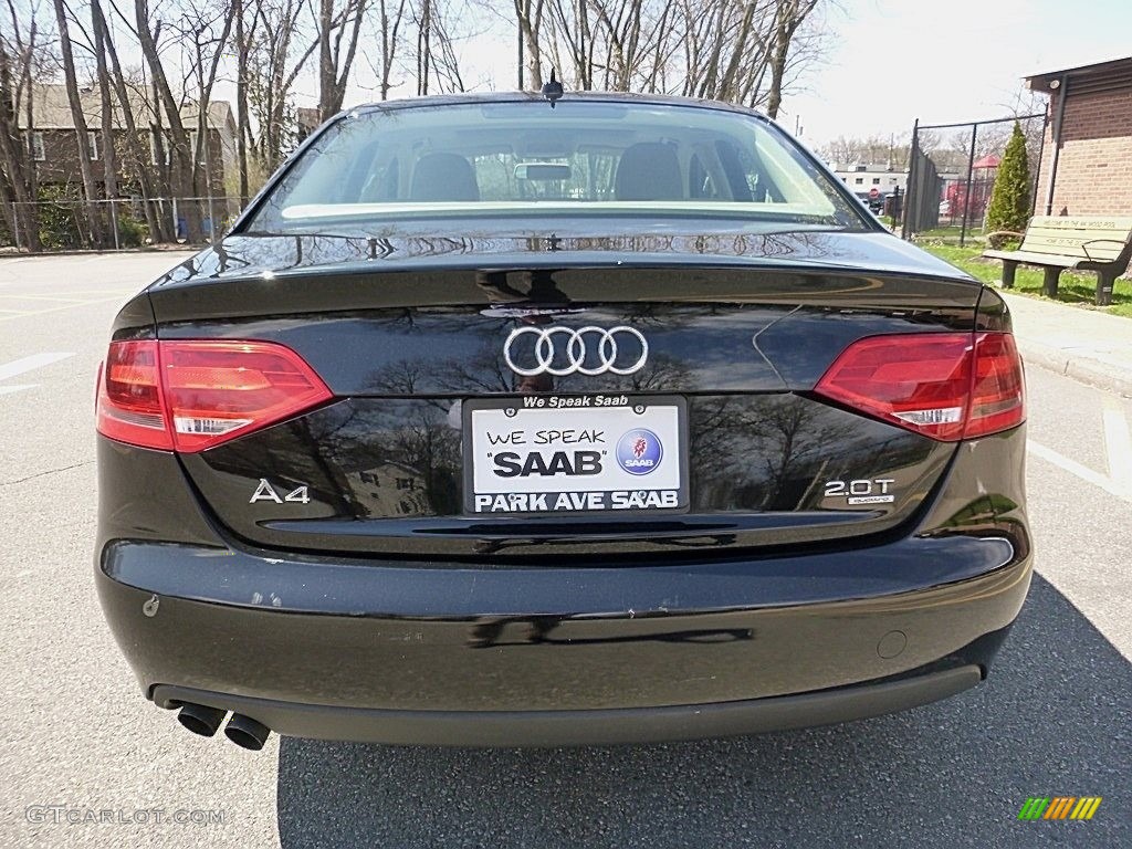 2010 A4 2.0T quattro Sedan - Brilliant Black / Beige photo #4
