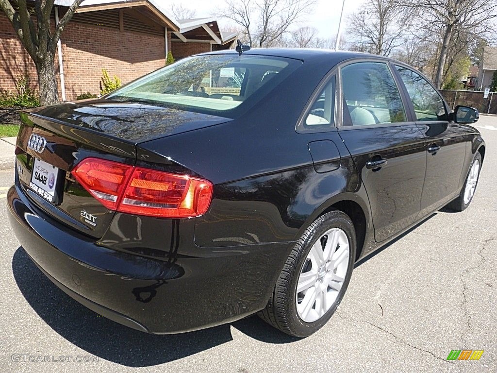 2010 A4 2.0T quattro Sedan - Brilliant Black / Beige photo #5