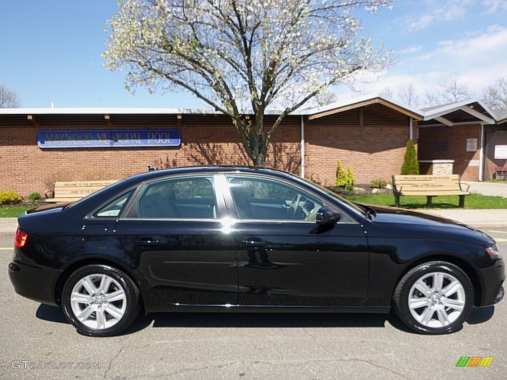 2010 A4 2.0T quattro Sedan - Brilliant Black / Beige photo #6