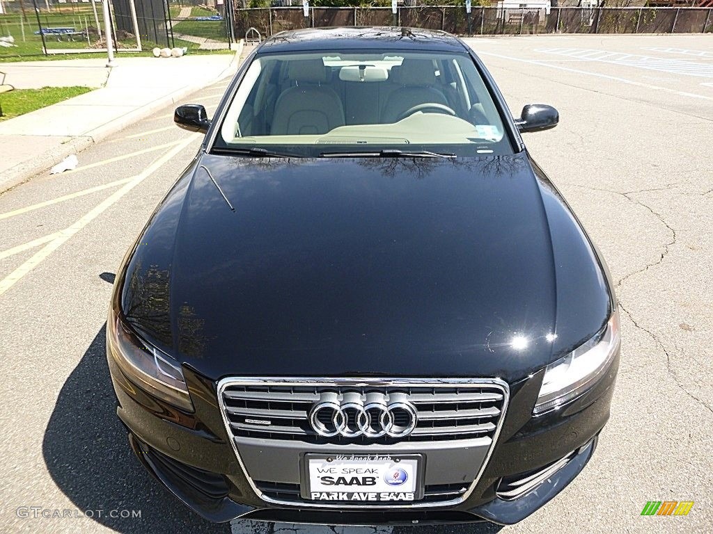 2010 A4 2.0T quattro Sedan - Brilliant Black / Beige photo #8