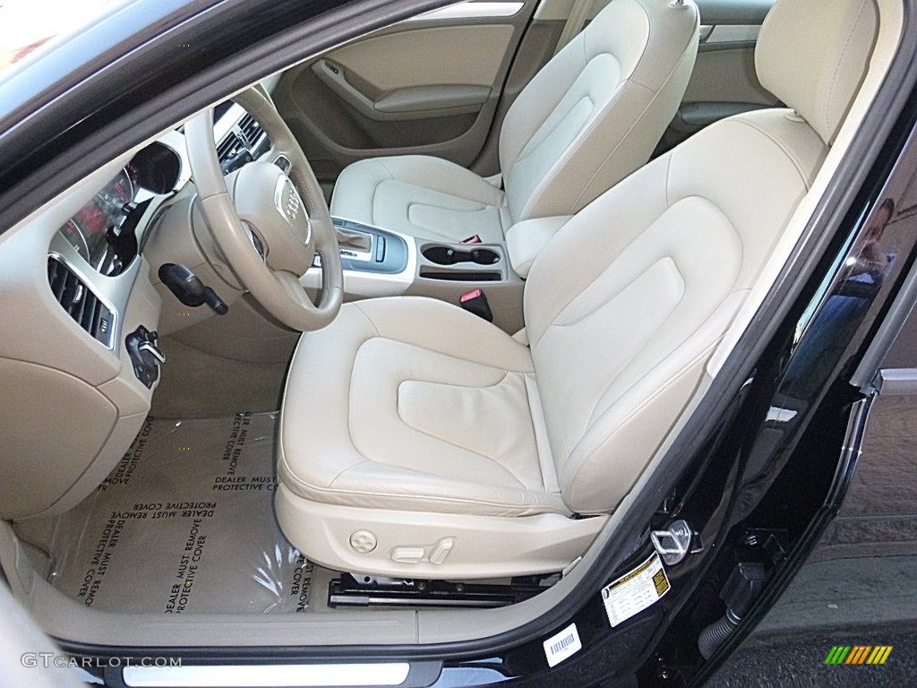 Beige Interior 2010 Audi A4 2.0T quattro Sedan Photo #119908378