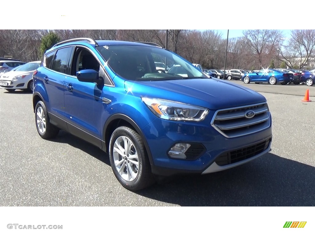 Lightning Blue Ford Escape