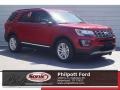 2017 Ruby Red Ford Explorer XLT  photo #1