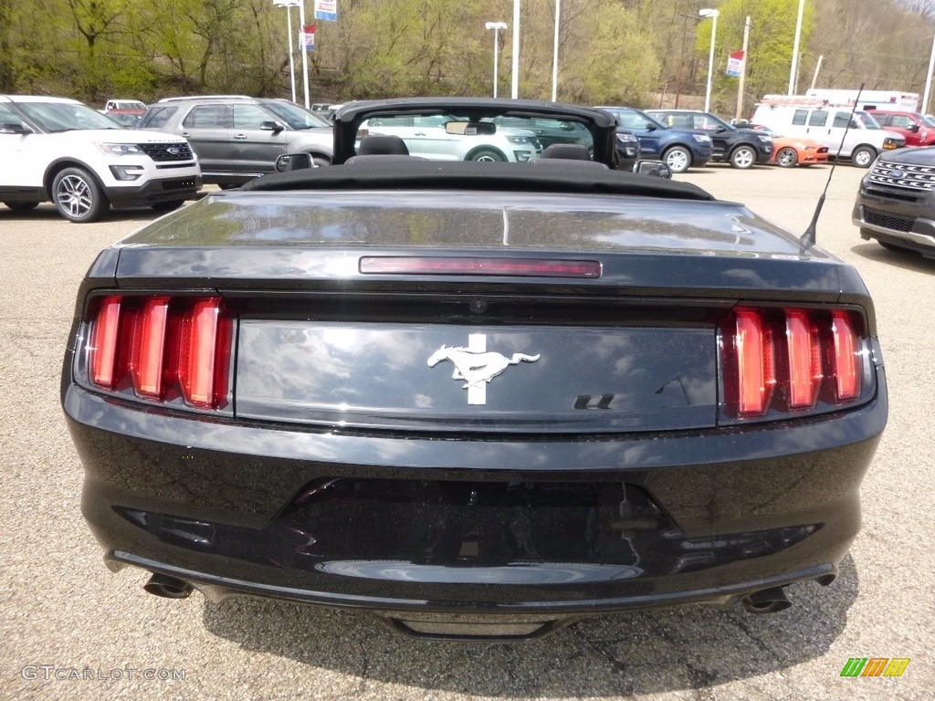 2017 Mustang V6 Convertible - Shadow Black / Ebony photo #3