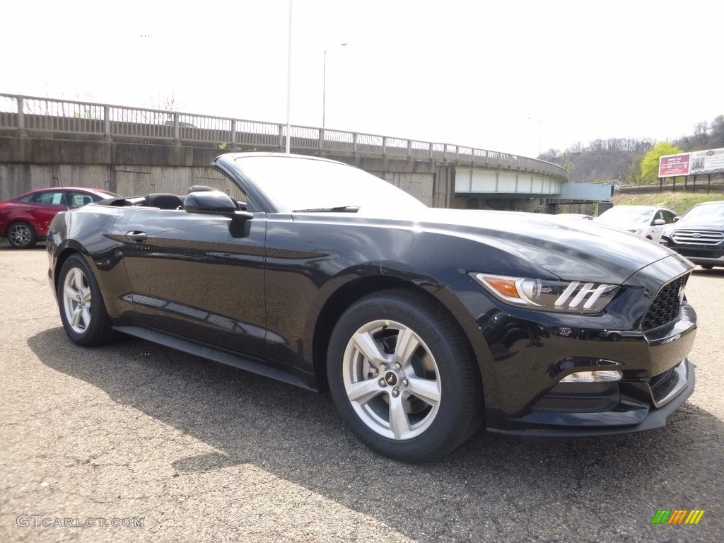 2017 Mustang V6 Convertible - Shadow Black / Ebony photo #8