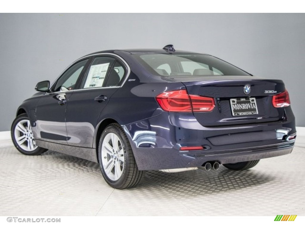 2017 3 Series 330e iPerfomance Sedan - Imperial Blue Metallic / Black photo #3