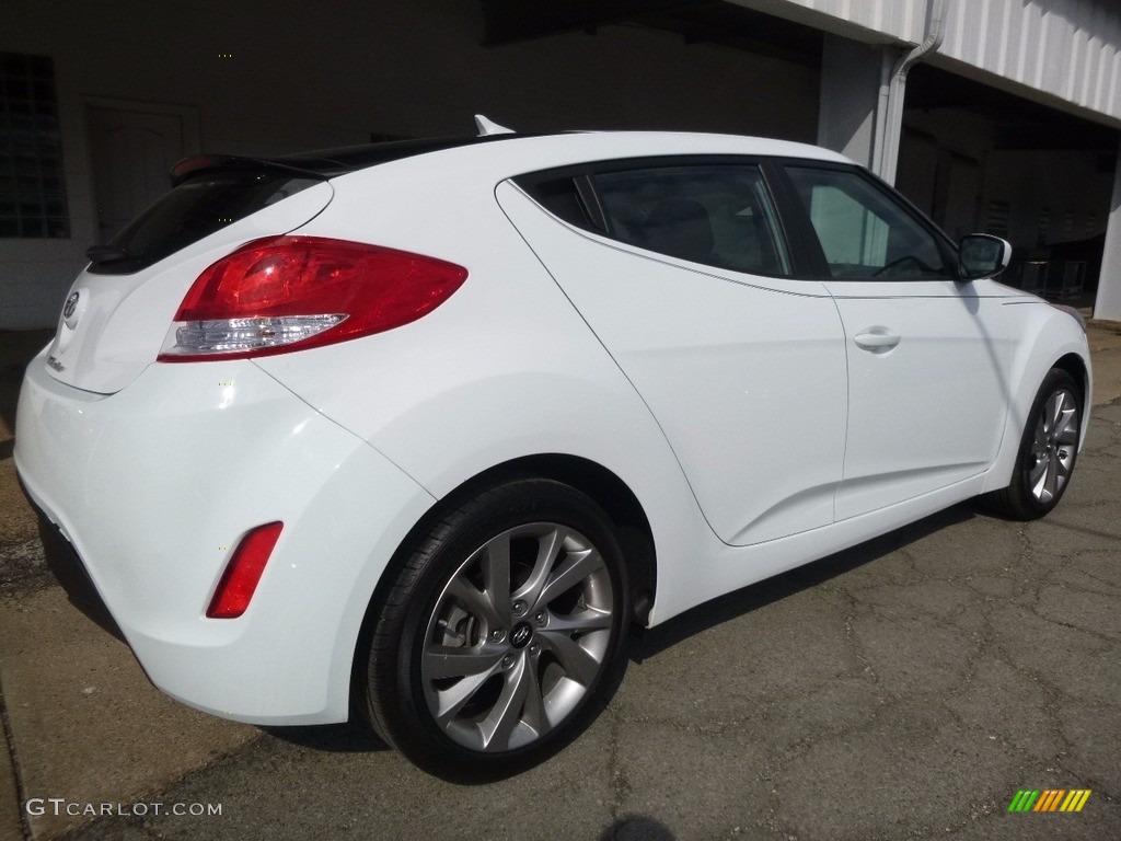 2017 Veloster  - Century White / Black photo #3