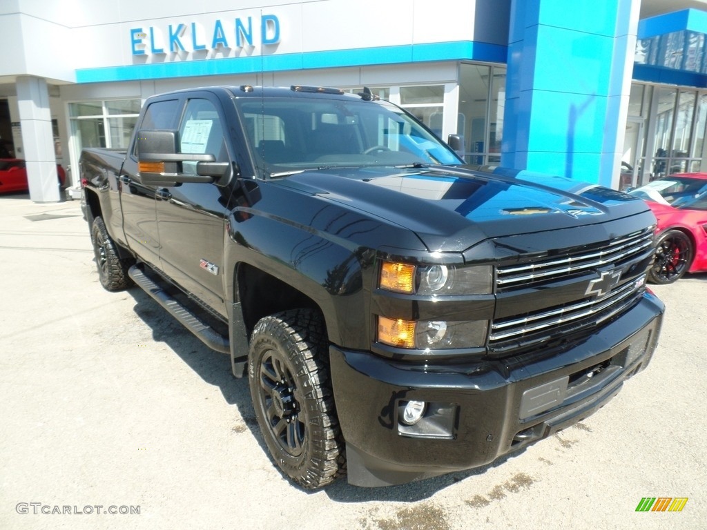 2017 Silverado 2500HD LT Crew Cab 4x4 - Black / Jet Black photo #3