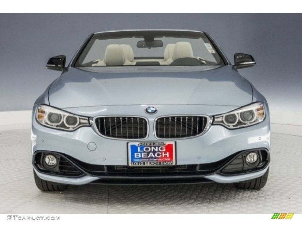 2014 4 Series 428i Convertible - Liquid Blue Metallic / Venetian Beige photo #2