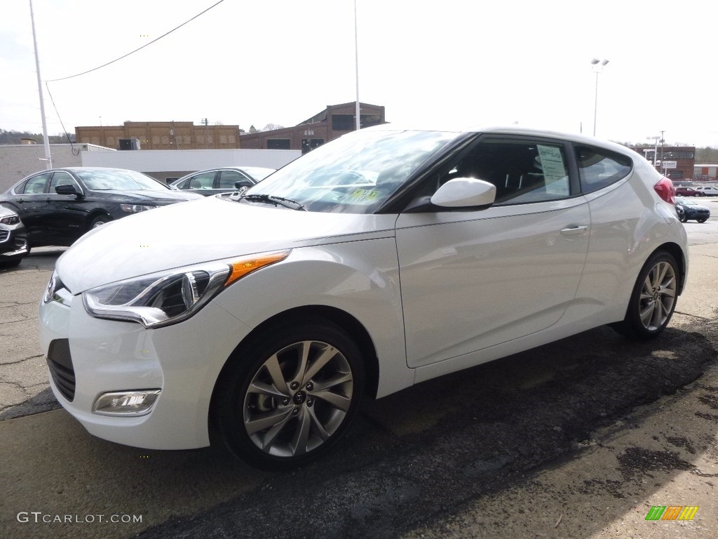 2017 Veloster  - Century White / Black photo #8