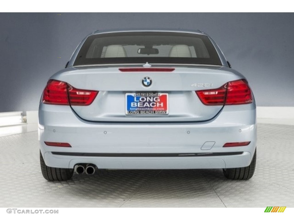 2014 4 Series 428i Convertible - Liquid Blue Metallic / Venetian Beige photo #3