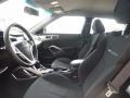 Black 2017 Hyundai Veloster Standard Veloster Model Interior Color