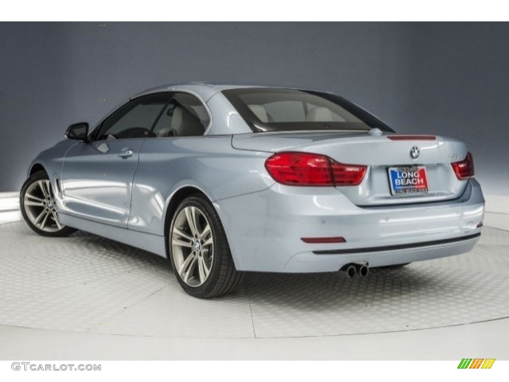 2014 4 Series 428i Convertible - Liquid Blue Metallic / Venetian Beige photo #10
