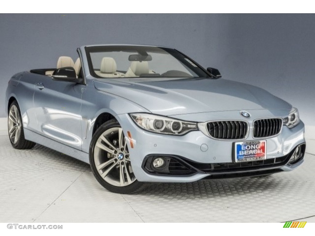 Liquid Blue Metallic 2014 BMW 4 Series 428i Convertible Exterior Photo #119911006