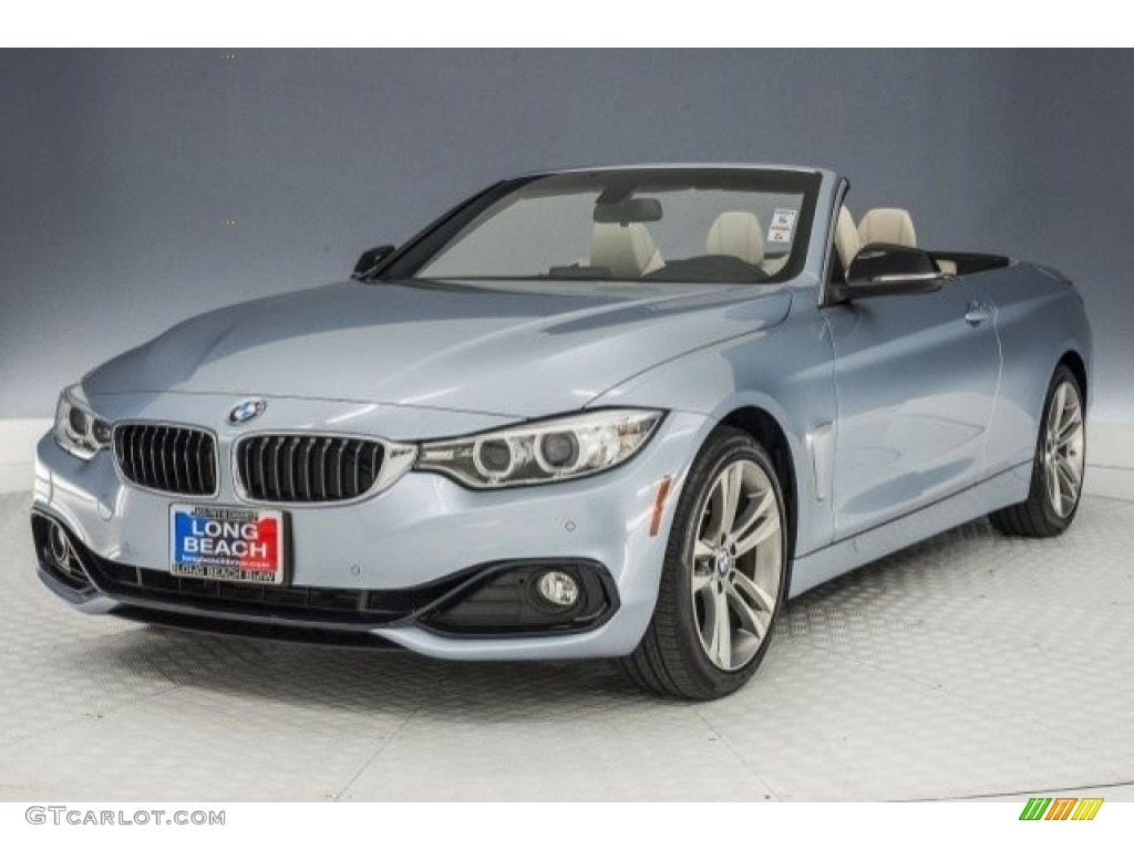 2014 4 Series 428i Convertible - Liquid Blue Metallic / Venetian Beige photo #29