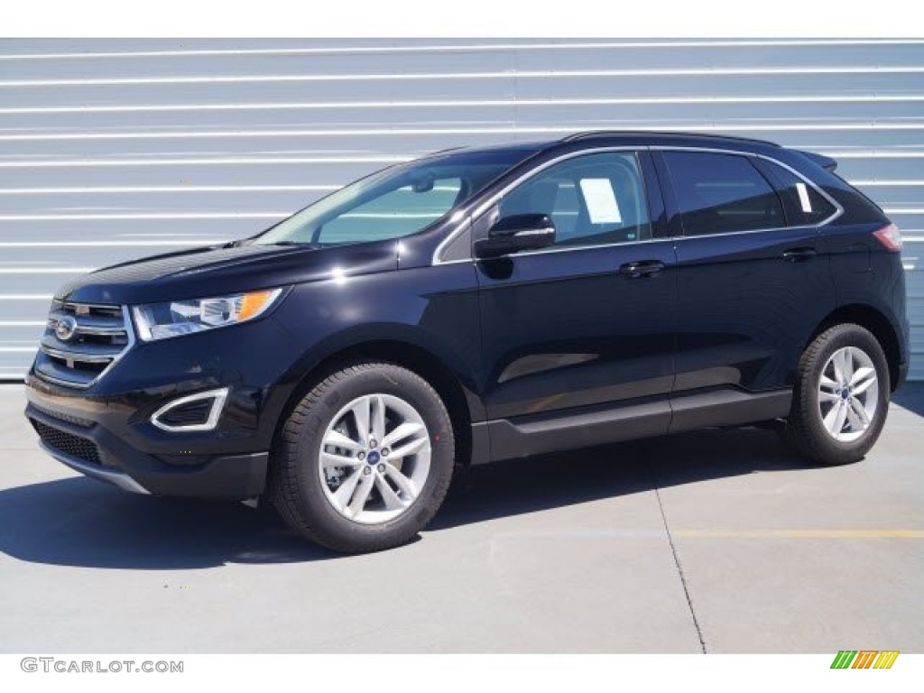 Shadow Black 2017 Ford Edge SEL AWD Exterior Photo #119911369