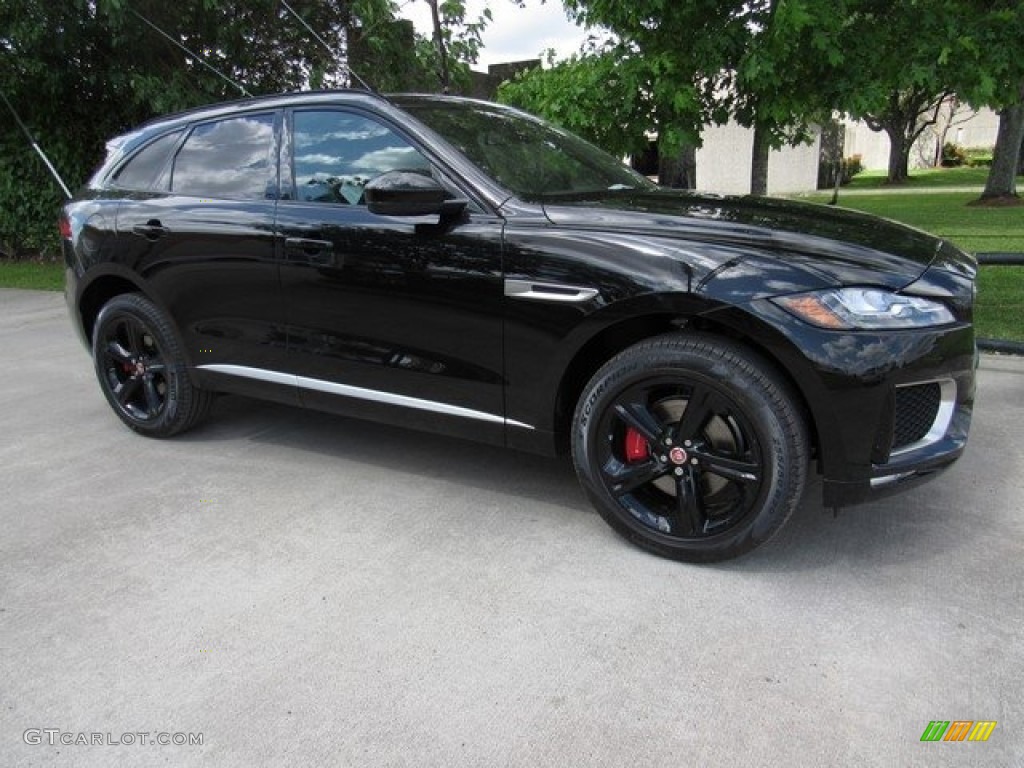 2017 F-PACE 35t AWD S - Ultimate Black / Jet photo #1