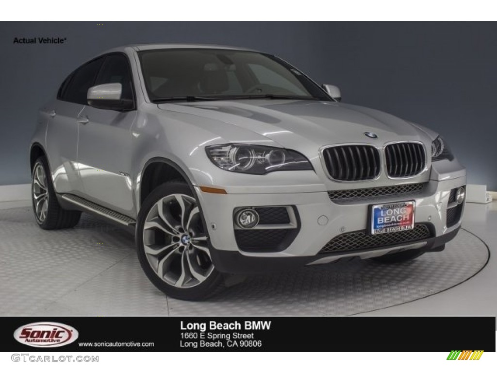 2014 X6 xDrive35i - Titanium Silver Metallic / Black photo #1