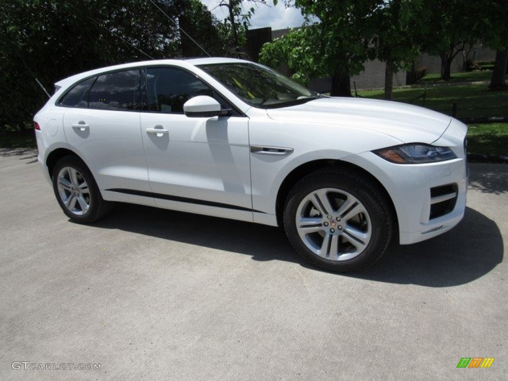 2017 F-PACE 35t AWD R-Sport - Polaris White / Jet w/Light Oyster photo #1