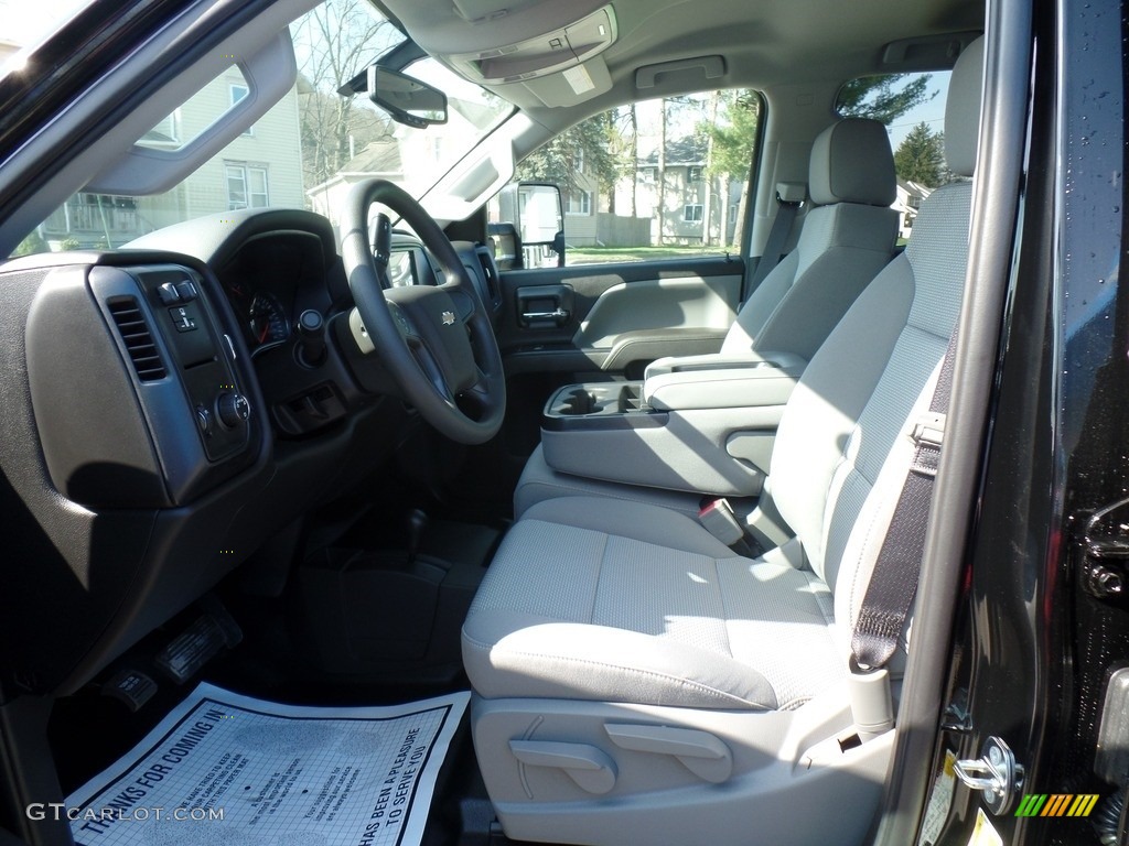 2017 Silverado 2500HD Work Truck Double Cab 4x4 - Black / Dark Ash/Jet Black photo #17