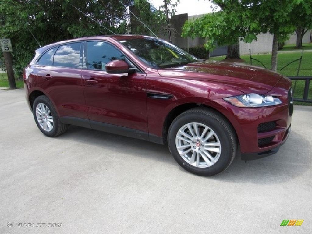 2017 F-PACE 35t AWD Prestige - Odyssey Red / Jet w/Tan photo #1