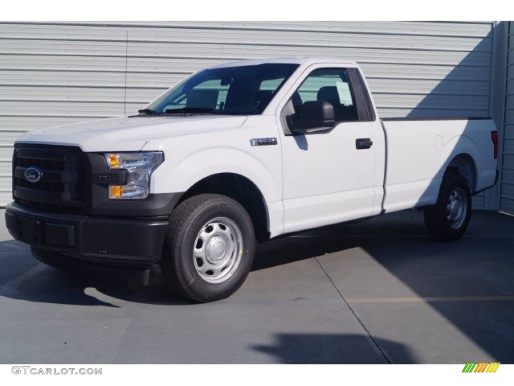 2017 F150 XL Regular Cab - Oxford White / Earth Gray photo #3