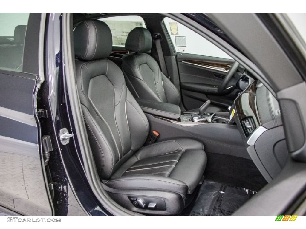 2017 5 Series 540i Sedan - Carbon Black Metallic / Black photo #2